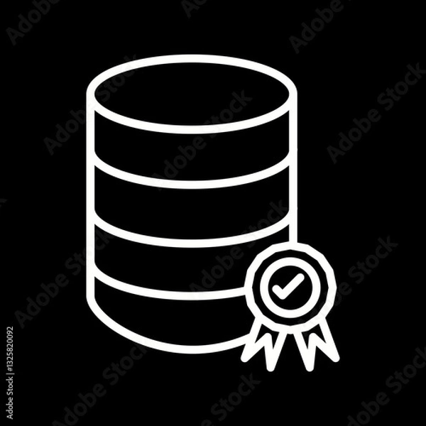 Fototapeta Data Quality Vector Icon