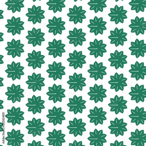 Fototapeta vector seamless pattern with flowers