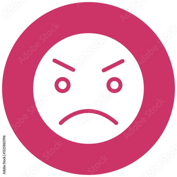 Obraz Vector Design Angry Icon Style