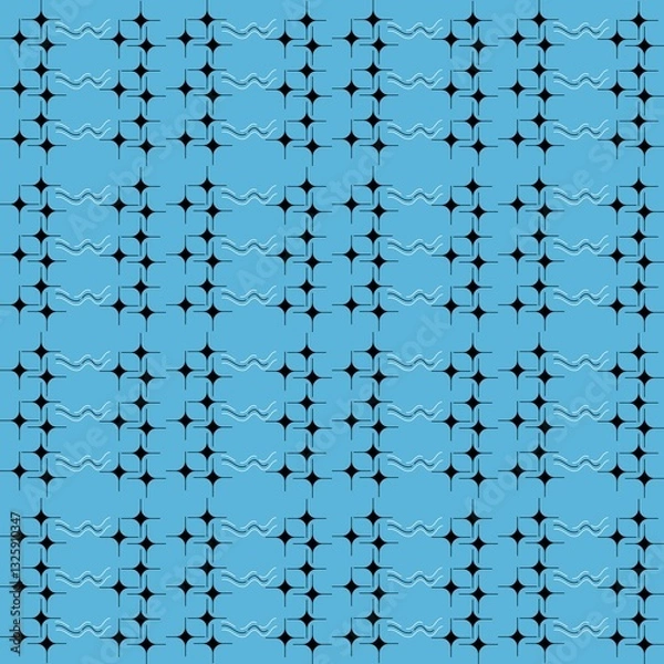 Fototapeta Patterned Background with Abstract Lines
