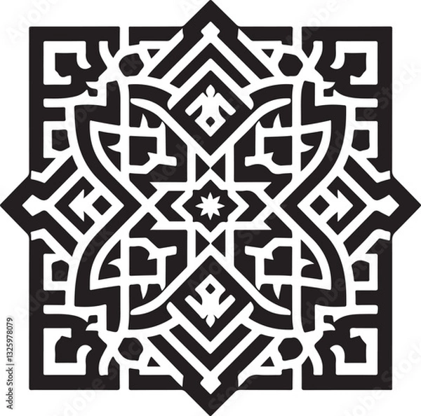 Obraz Intricate Geometric Mandala Design