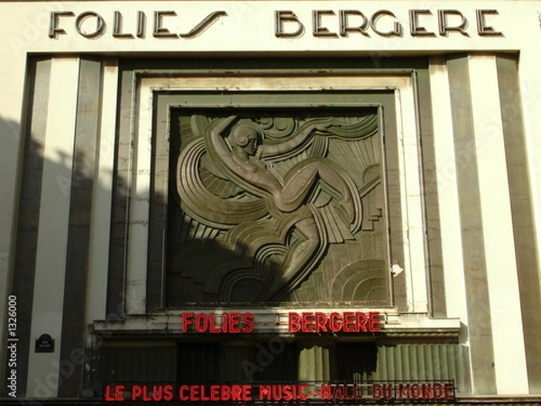 Fototapeta folies bergere, paris