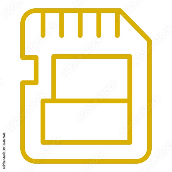 Fototapeta Vector Design SD Card Icon Style