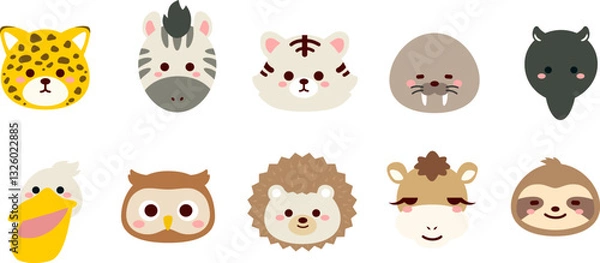 Fototapeta 動物　アイコンセット④