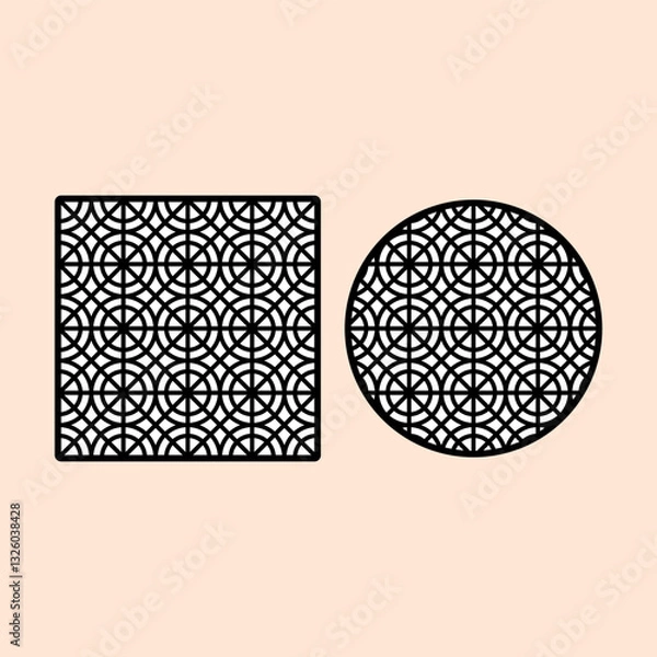Fototapeta Custom Laser-Cut Panels for Outdoor and Indoor Decorative Use