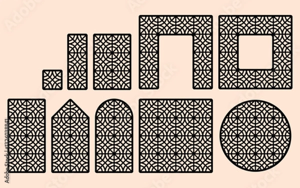 Fototapeta CNC Laser Cut Screens for Contemporary, Modern, and Classic Interiors