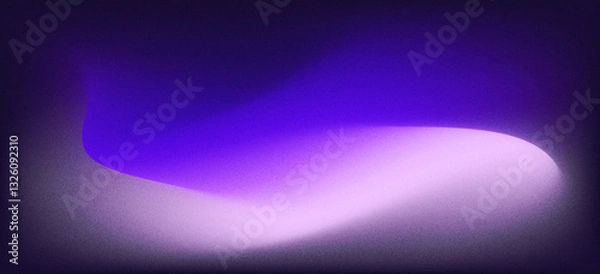 Obraz Abstract background with a soft purple gradient, grainy texture, and smooth glow. Perfect for digital art, web design, and creative projects.