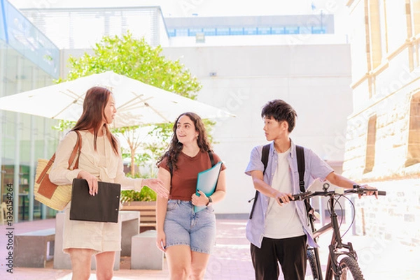 Obraz 大学生のキャンパスライフのイメージ