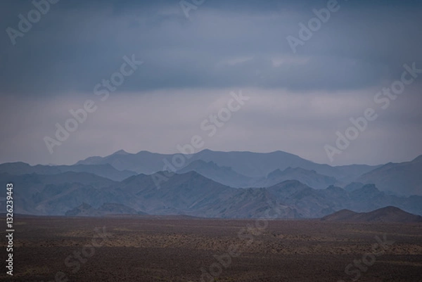Fototapeta Mountain range from the Danakil depression, Ethiopia