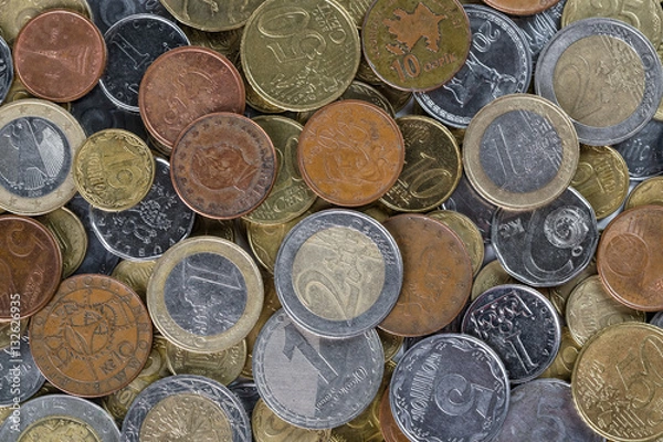 Obraz Many Different Coins