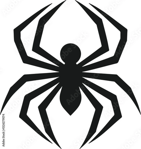 Obraz Black Spider Vector 