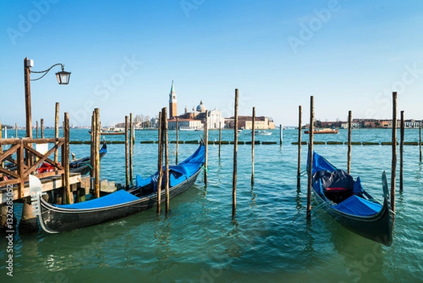Obraz Gondolas in Venezia
