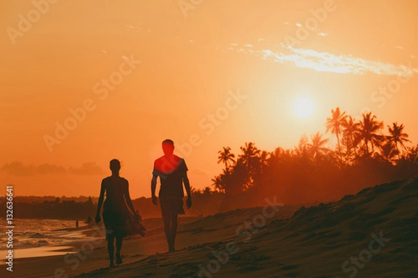 Obraz Footsteps on the beach