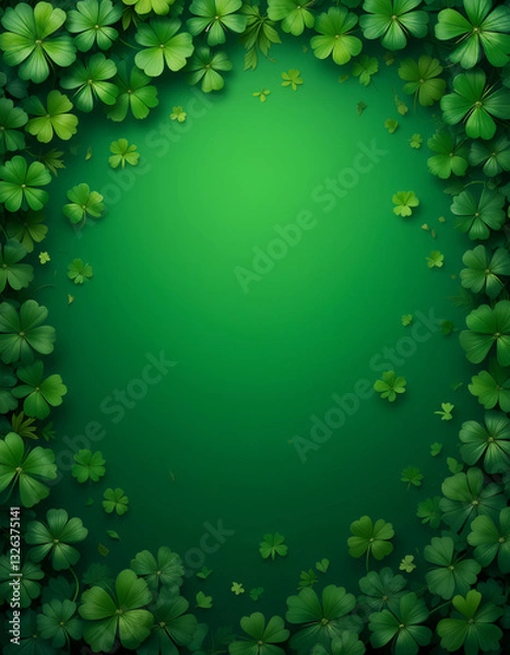 Obraz st patricks day greeting card background
