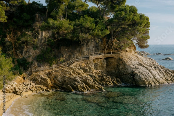 Fototapeta beach and rocks
