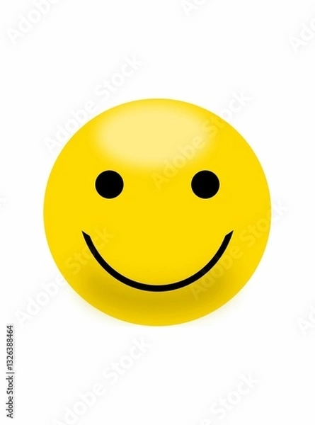 Obraz Emojis icons on a white background.	
