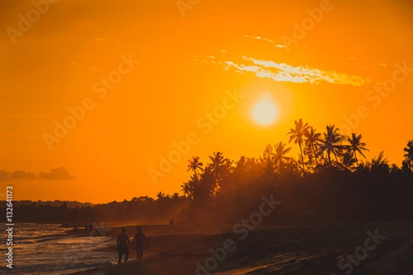Obraz Footsteps on the beach