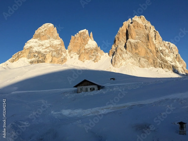 Fototapeta Langkofelgruppe, Südtirol