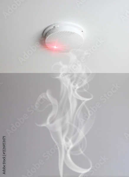 Obraz sensor fire alarm smoke
fire