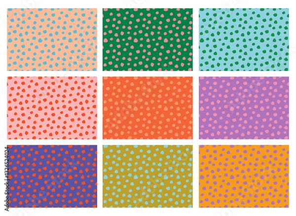 Obraz SEAMLESS Dotted Pattern Collection 05