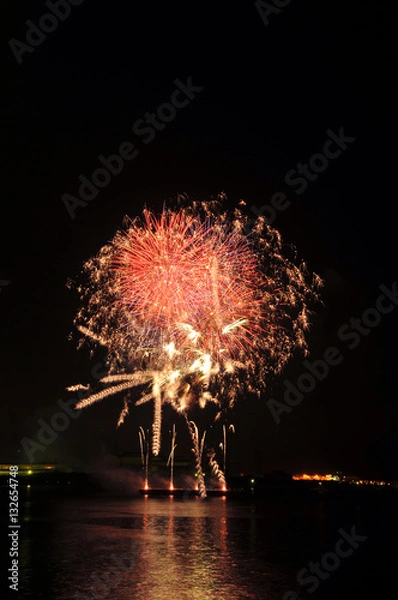 Fototapeta 姫路みなと祭 海上花火大会