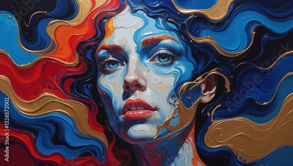 Obraz graffiti on the wall