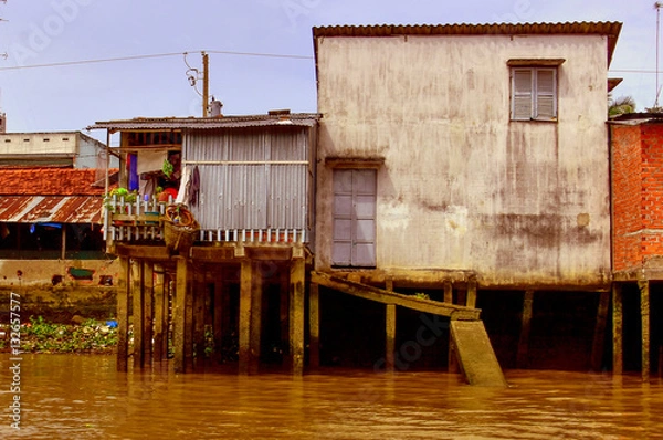 Obraz Mekong River Village