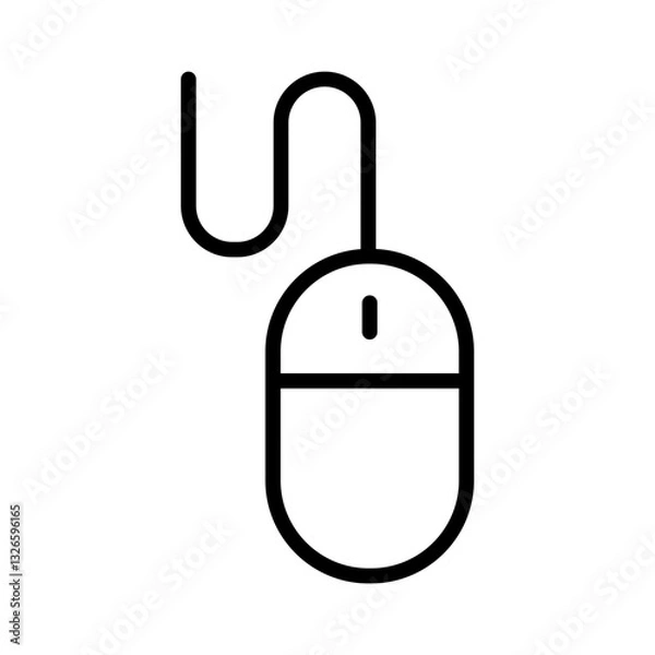 Fototapeta computer mouse icon
