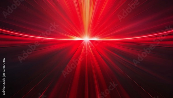 Fototapeta A bold and dramatic gradient transitioning from bright red to deep crimson, perfect for high-energy and passionate themes.