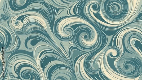 Fototapeta Abstract swirling pattern design