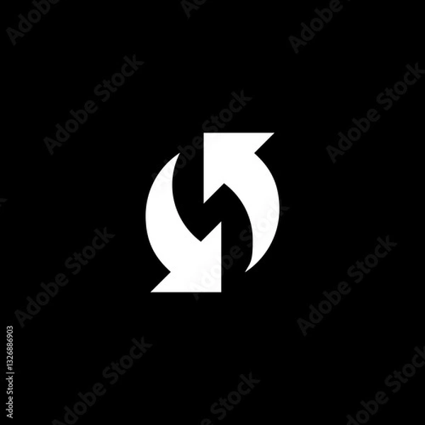 Fototapeta Counterclockwise Arrows