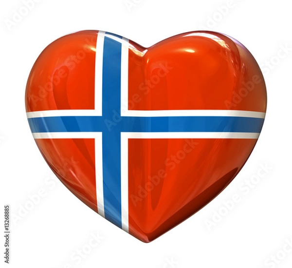 Obraz I love Norway