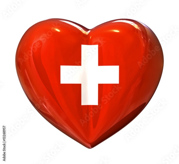 Obraz I love Swiss
