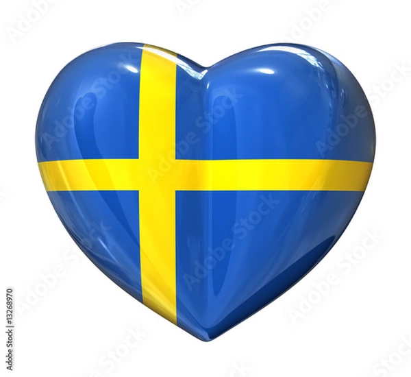 Obraz I love Sweden