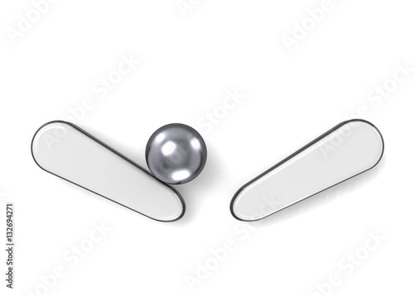 Fototapeta Pinball - 3D