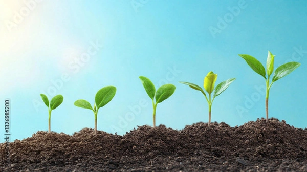 Fototapeta Continuous learning and skill development are essential for career growth.