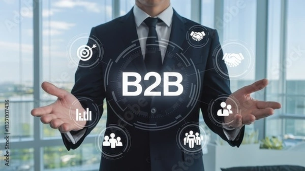 Obraz B2B Business Strategy: Networking, Partnerships, and Growth