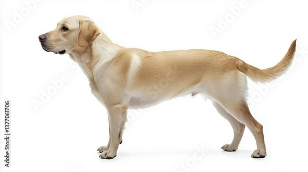 Obraz Profile of a Golden Labrador Retriever
