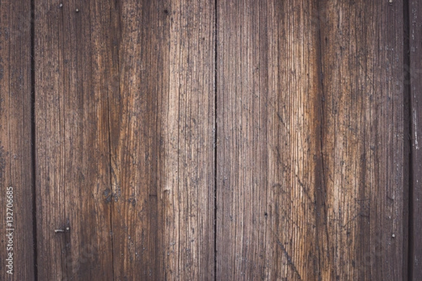 Fototapeta The old wood texture with natural patterns