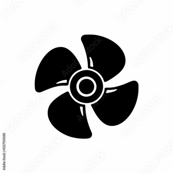 Fototapeta creative details ship propeller icon vector illustration 