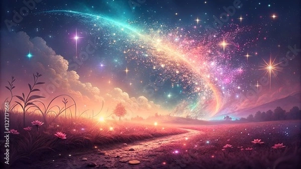 Obraz sunrise in space