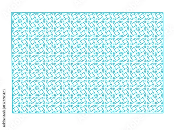 Fototapeta Colorful Geometric Pattern with Repeating Shapes