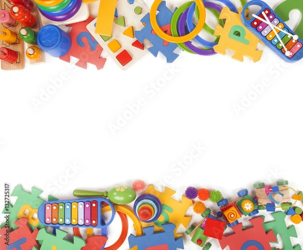 Obraz Color toys border