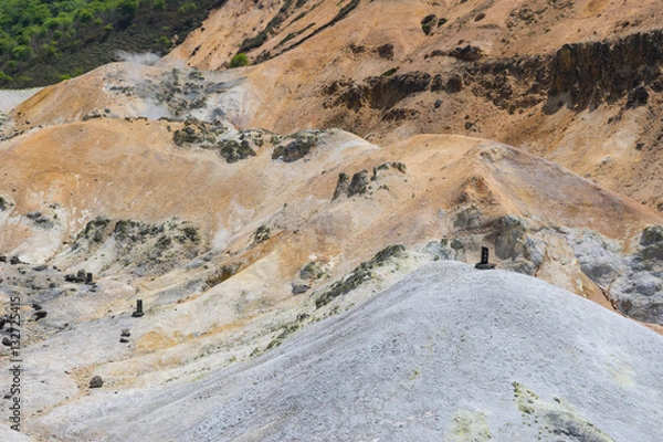 Obraz volcano soil in japan