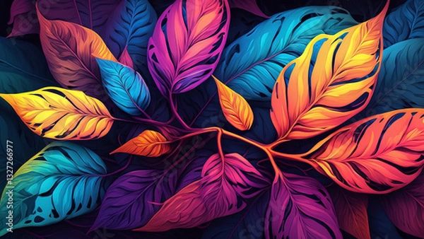 Fototapeta Background beautiful wallpaper hd best quality hyper realistic colorful image
