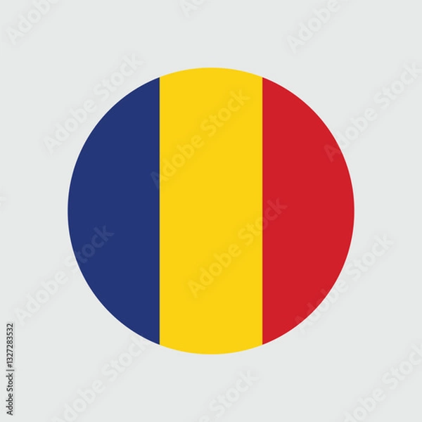 Fototapeta Romania Flag Sphere Vector
