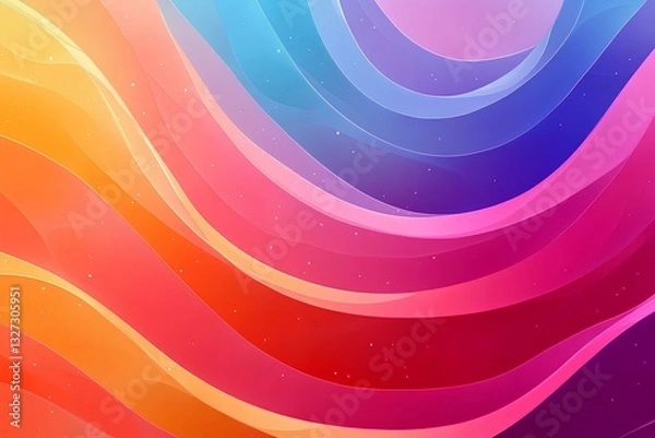 Fototapeta abstract rainbow background. Generative AI