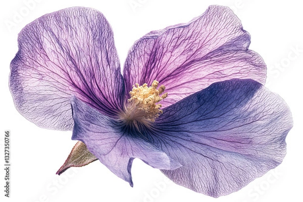 Obraz Delicate purple flower with transparent background