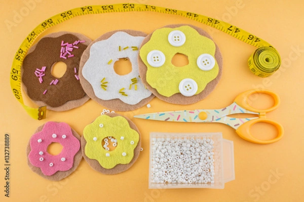 Obraz Donut de fieltro