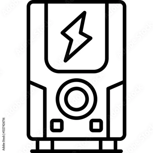 Obraz Uninterrupted Power Supply Icon Vector Element